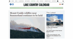Desktop Screenshot of lakecountrycalendar.com